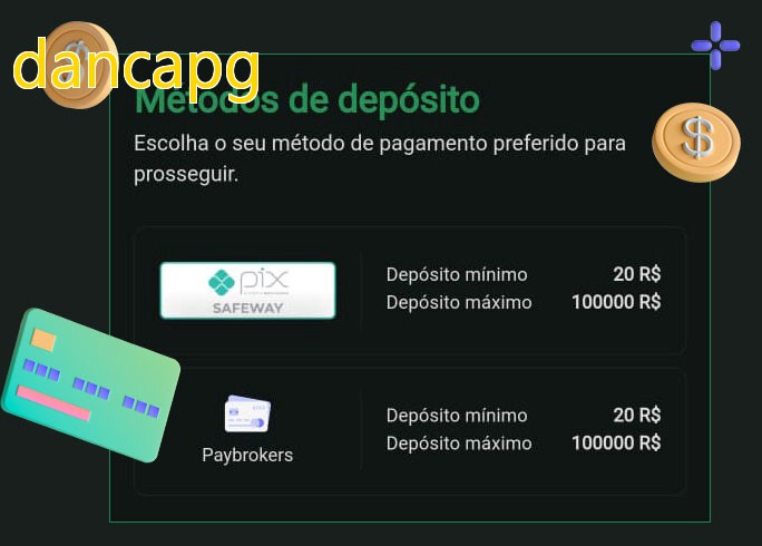 O cassino dancapgbet oferece uma grande variedade de métodos de pagamento